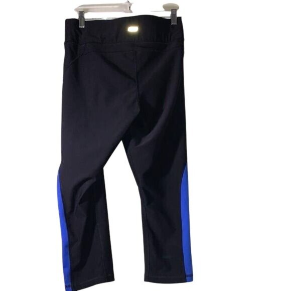 X-Pro Womens Athletic Leggings Size XL Black Blue Polyester Spandex - Picture 3 of 7
